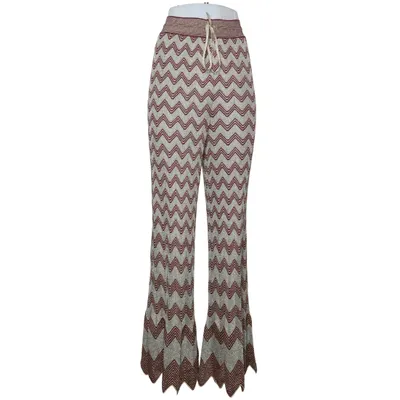 Palazzo pants (Silver, Purple, Multicolored) from Missoni Polyester, Viscose