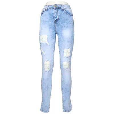 Jeans (Blå) fra Miss RJ Bomuld, Elastan, Polyester