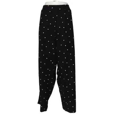 Byxor (Svart, Vit) från Flash by Zizzi Elastan, Polyester