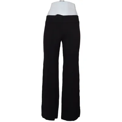 Palazzohose (Schwarz) von Giorgio Armani Cupro, Polyester, Viskose, Wolle