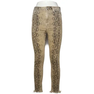 Jeans (Beige) fra Zara Bomuld, Elastan, Lyocell, Polyester