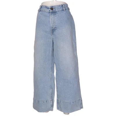 Palazzobyxor (Blå) från H&M Bomull, Elastan