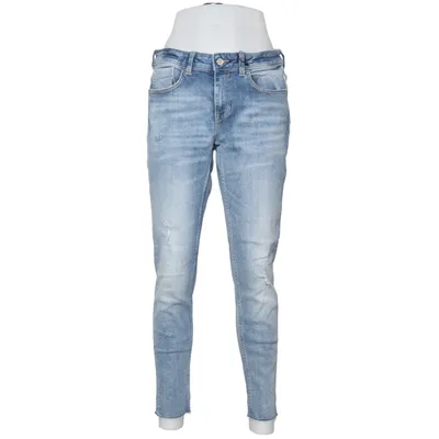 Jeans (Blå) från Zara Denim Bomull, Elastan