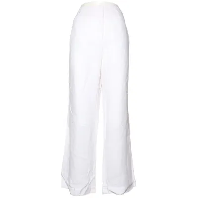 Palazzo pants (White) from Un Jour Ailleurs Cotton, Linen