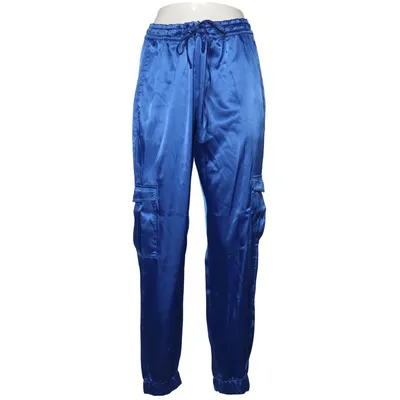 Pantalon cargo (Bleu) de Amy Vermont Élasthane, Polyester