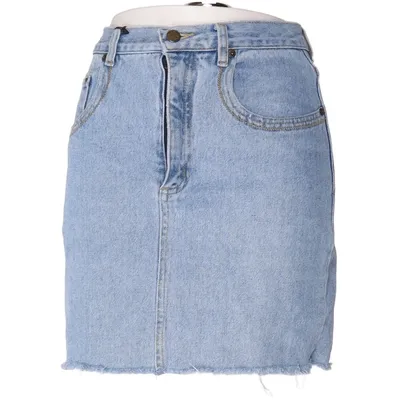 Jeanskjol (Blå) från Reformation Jeans Bomull