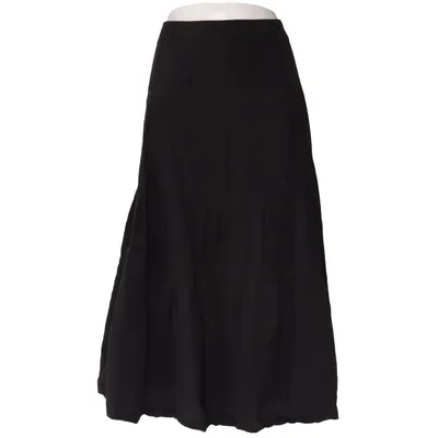 Maxi skirt (Black) from Polos for You Polyamide, Viscose