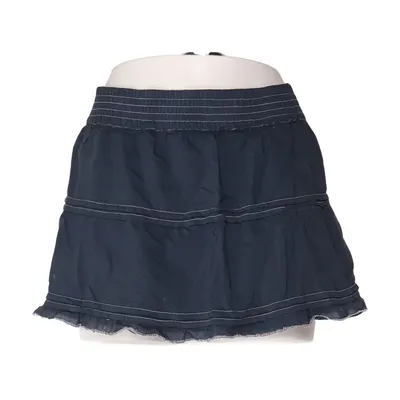 Skirt (Blue, Gray) from Street One Cotton, Viscose