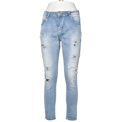 Jeans (Blå) från Mozzaar Bomull, Elastan