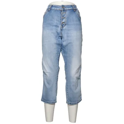 Trekvartsbyxor (Blå) från Karostar Bomull, Elastan, Polyester, Viskos
