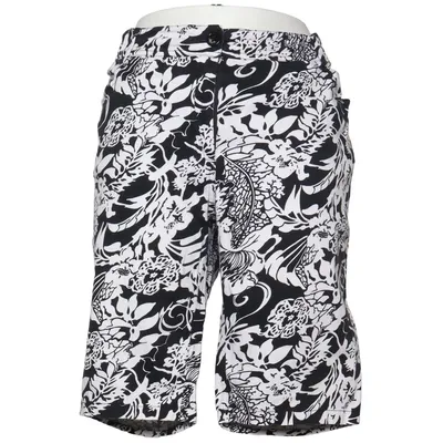 Short (Noir, Blanc) de Open End Coton, Élasthane
