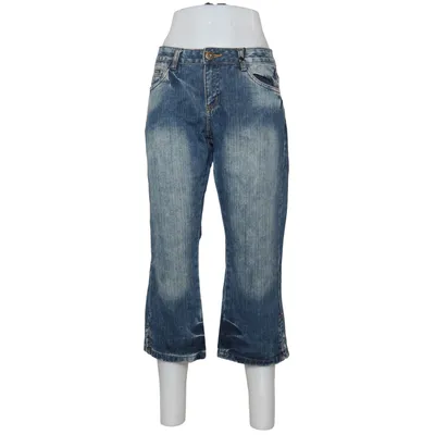 Trekvart bukser (Blå) fra Denim & Co Bomuld