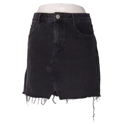 Jeansnederdel (Grå) fra ASOS Denim Bomuld