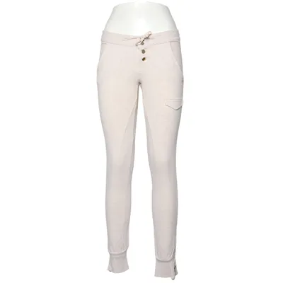 Joggingbroek (Beige) van Met Katoen, Elastaan