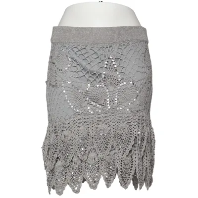 Kjol (Grå) från Superstar Metallfiber, Polyester, Viskos