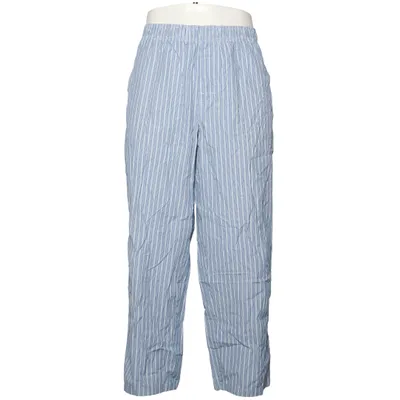 Pyjamasbukser (Blå, Hvid) fra Loona Bomuld