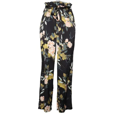 Pantalon patte d'éléphant (Noir, Multicolore) de Only Fashion Élasthane, Polyester
