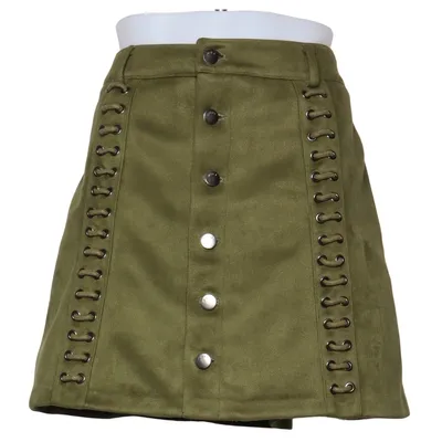 Kjol (Grön) från Nikkie Polyester