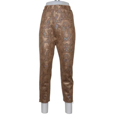 Pants (Brown, Blue, Multicolored) from Monaco Blue Elastane, Polyester