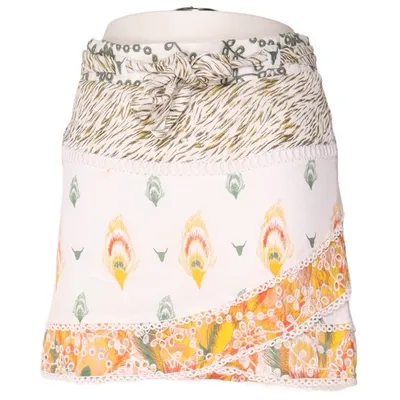 Skirt (White, Multicolored) from ALIX Cotton, Viscose
