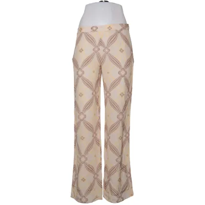 Pants (Beige, Multicolored) from Bebe Silk