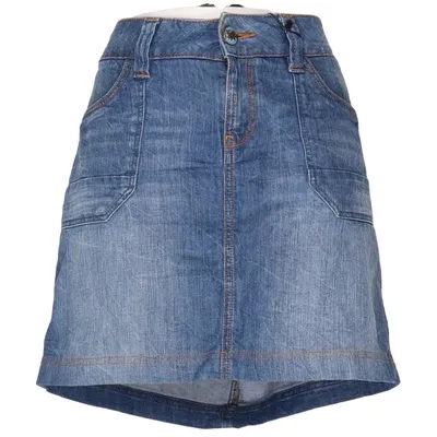 Denim skirt (Blue) from ESPRIT Denim Cotton, Elastane
