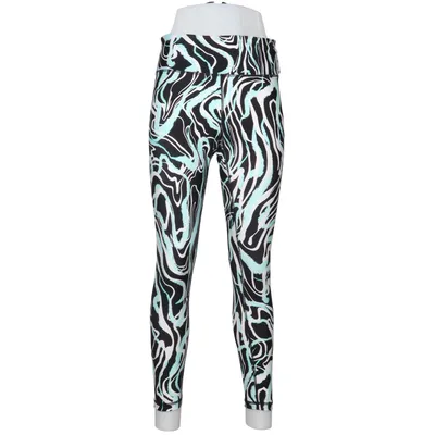 Træningsleggings (Sort, Hvid, Grøn) fra DKNY Sport Elastan, Polyester