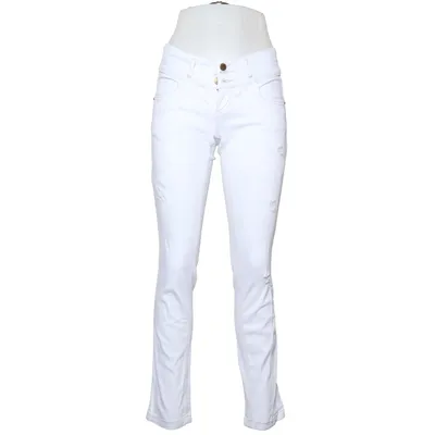 Jeans (White) from Laura Scott Cotton, Elastane