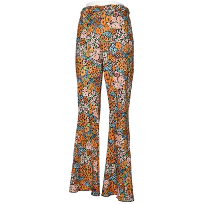 Pants (Multicolored, Orange) from Monki Polyester