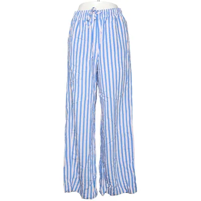 Pajama pants (Blue, White, Pink) from Bershka Polyamide, Viscose