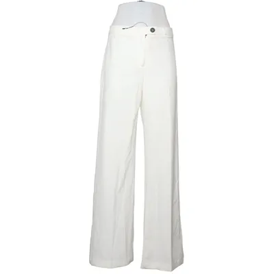 Palazzo pants (White) from Bershka