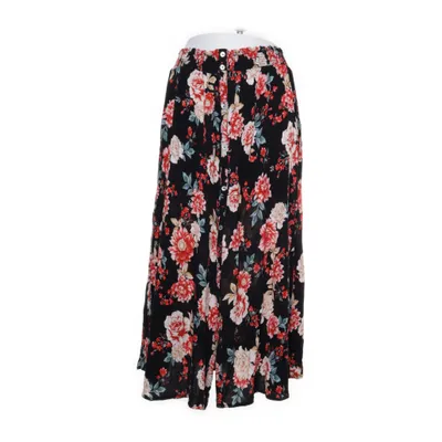 Maxi rok (Zwart, Meerkleurig) van Amisu Viscose