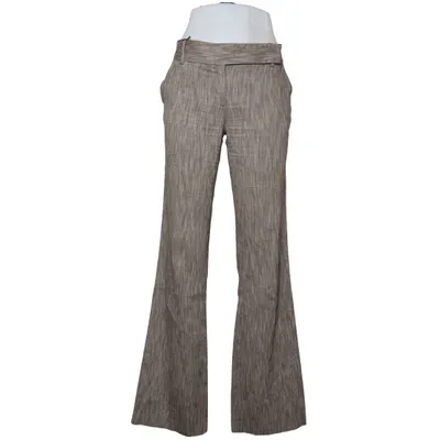 Jakkesætsbukser (Brun) fra Zara Basic Bomuld, Linned, Polyester, Viscose