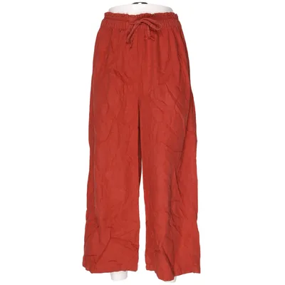 Pantalon patte d'éléphant (Rouge) de Terranova Lin, Viscose