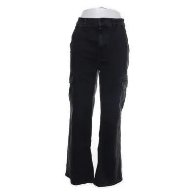 Pantalon cargo (Charlotte Black Vintage Straight Cargo) de C.O.J Coton, Élasthane