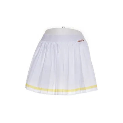 Jupe de sport (Blanc, Jaune) de Lacoste x Roland Garros Polyester