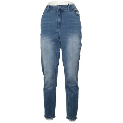 Spijkerbroek (Blauw) van Whkmp's Own Katoen, Elastaan, Polyester