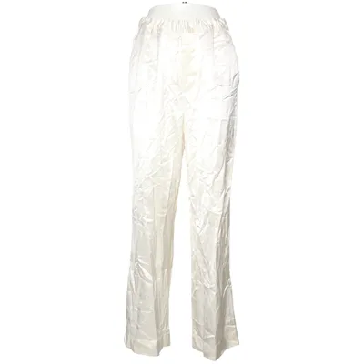 Broek (Wit) van Zara x Ludovic De Saint Sernin Viscose, Wol