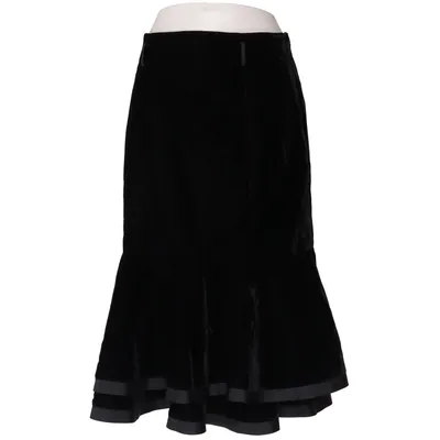 Jupe (Noir, Blanc) de Louis Féraud Coton, Modal, Polyester, Viscose