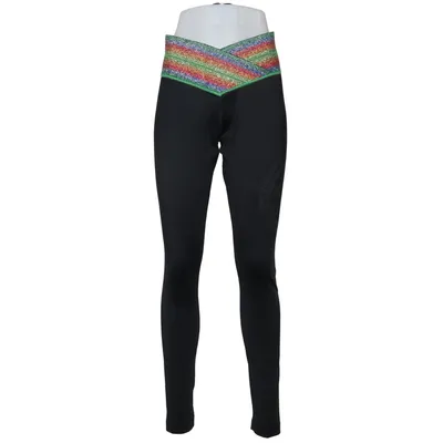 Sports tights (Black, Multicolored) from Zumba Wear Elastane, Polyester