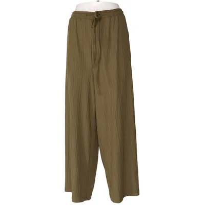 Palazzobyxor (Grön) från New Look Elastan, Återvunnen polyester