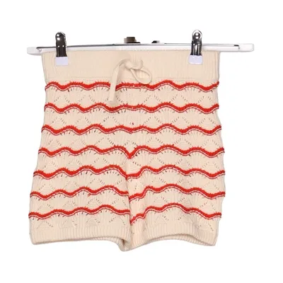 Shorts (Vit, Röd) från Jonas Nielsen Bomull