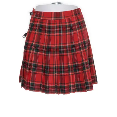 Kilt (Red, Multicolored) Polyester, Viscose