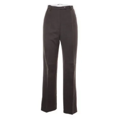 Pantalon de costume (Marron) de MaxMara Élasthane, Laine