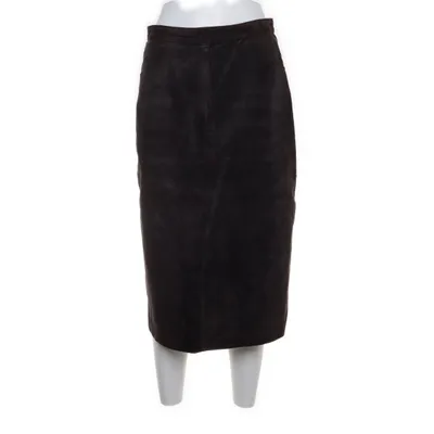 Leren rok (Bruin) van Arma