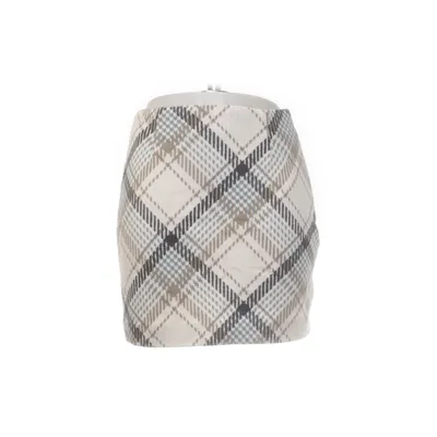 Skirt (White, Multicolored) from H&M Modern Classic Acrylic, Polyamide, Polyester, Wool