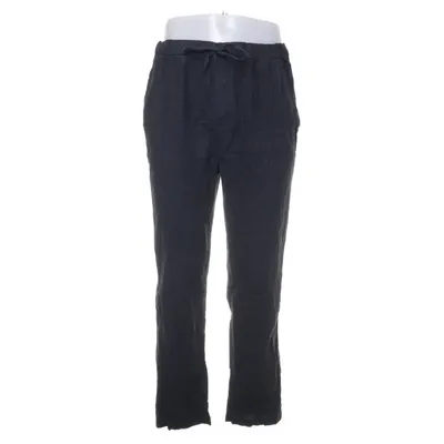 Pants (Gray) from H&M Man Linen, Cotton, Polyester