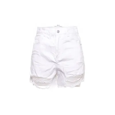 Denim shorts (Wit) van R.Display Katoen