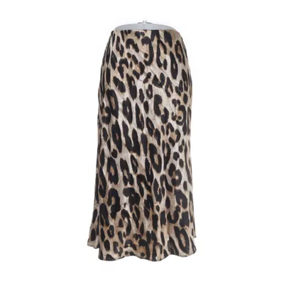 Långkjol (Svart, Beige) från H&M Viskos