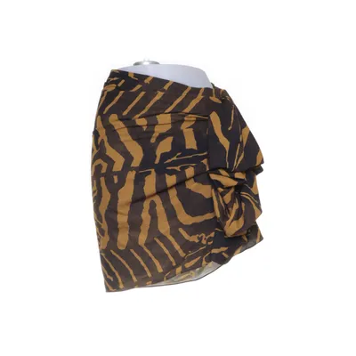 Skirt (Brown, Yellow) from H&M Studio Polyester